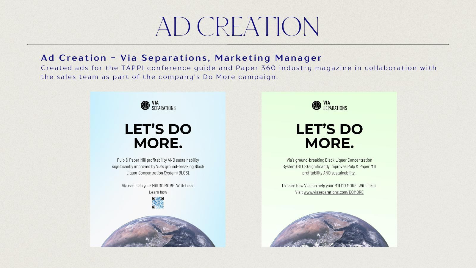 Via Do More campaign ads