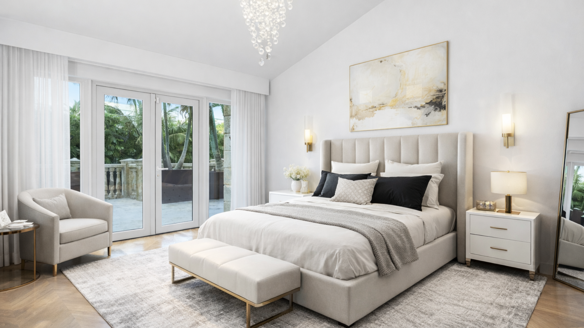 Virtual staging after